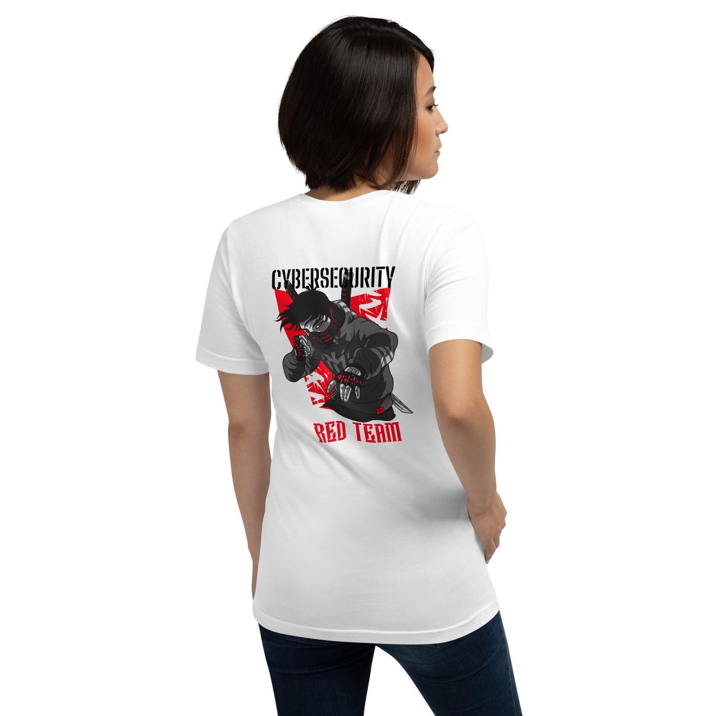 Cyber Security Red Team V3 - Unisex t-shirt ( Back Print ) by DarkByteGear