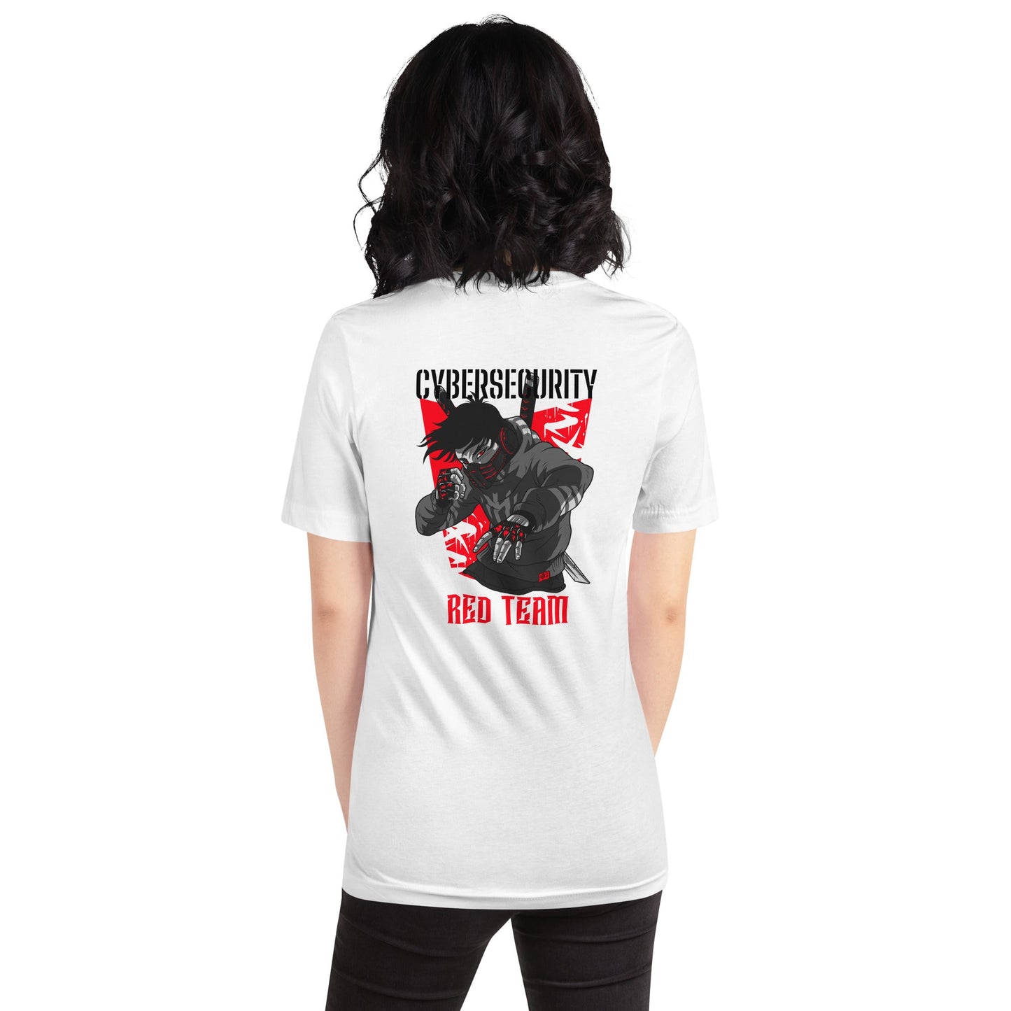 Cyber Security Red Team V3 - Unisex t-shirt ( Back Print ) by DarkByteGear