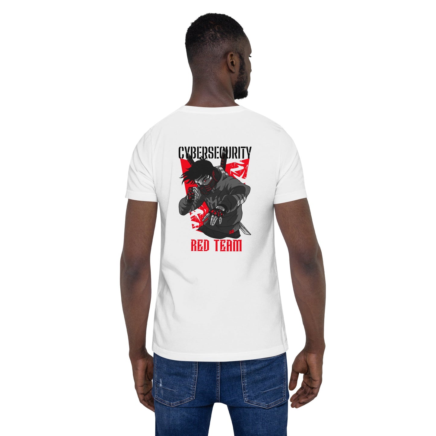 Cyber Security Red Team V3 - Unisex t-shirt ( Back Print ) by DarkByteGear