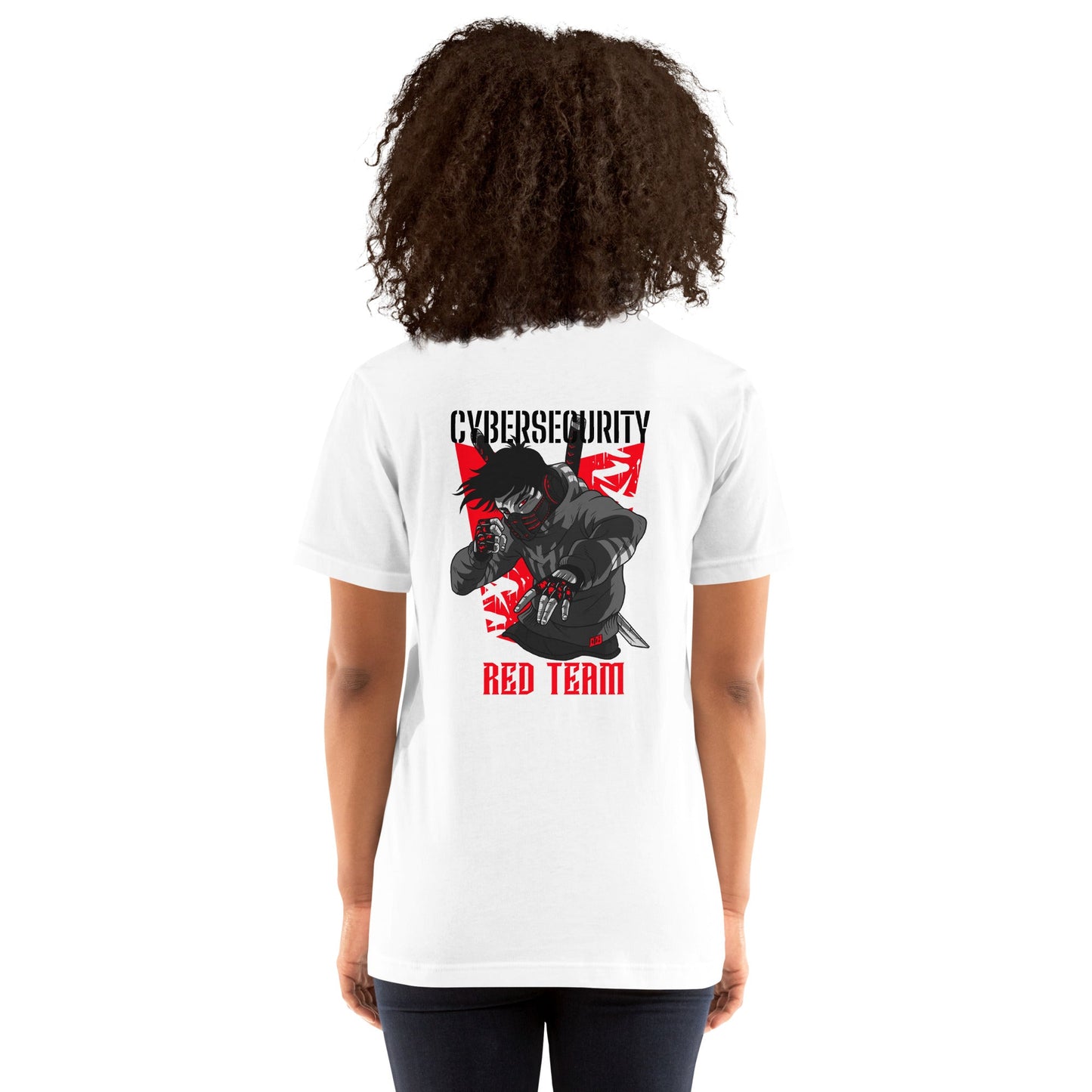 Cyber Security Red Team V3 - Unisex t-shirt ( Back Print ) by DarkByteGear