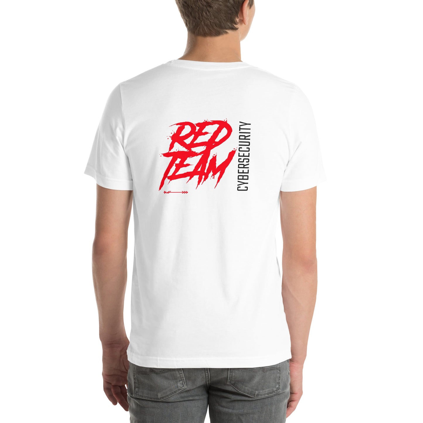 Cyber Security Red Team V6 - Unisex t-shirt ( Back Print ) by DarkByteGear