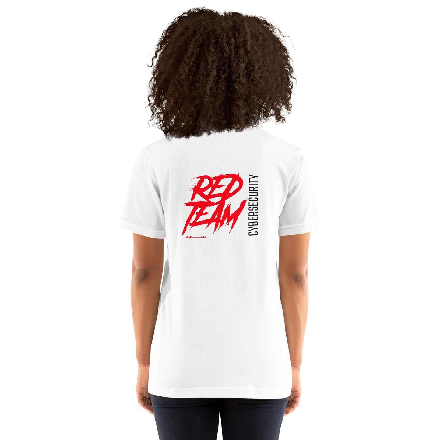 Cyber Security Red Team V6 - Unisex t-shirt ( Back Print ) by DarkByteGear