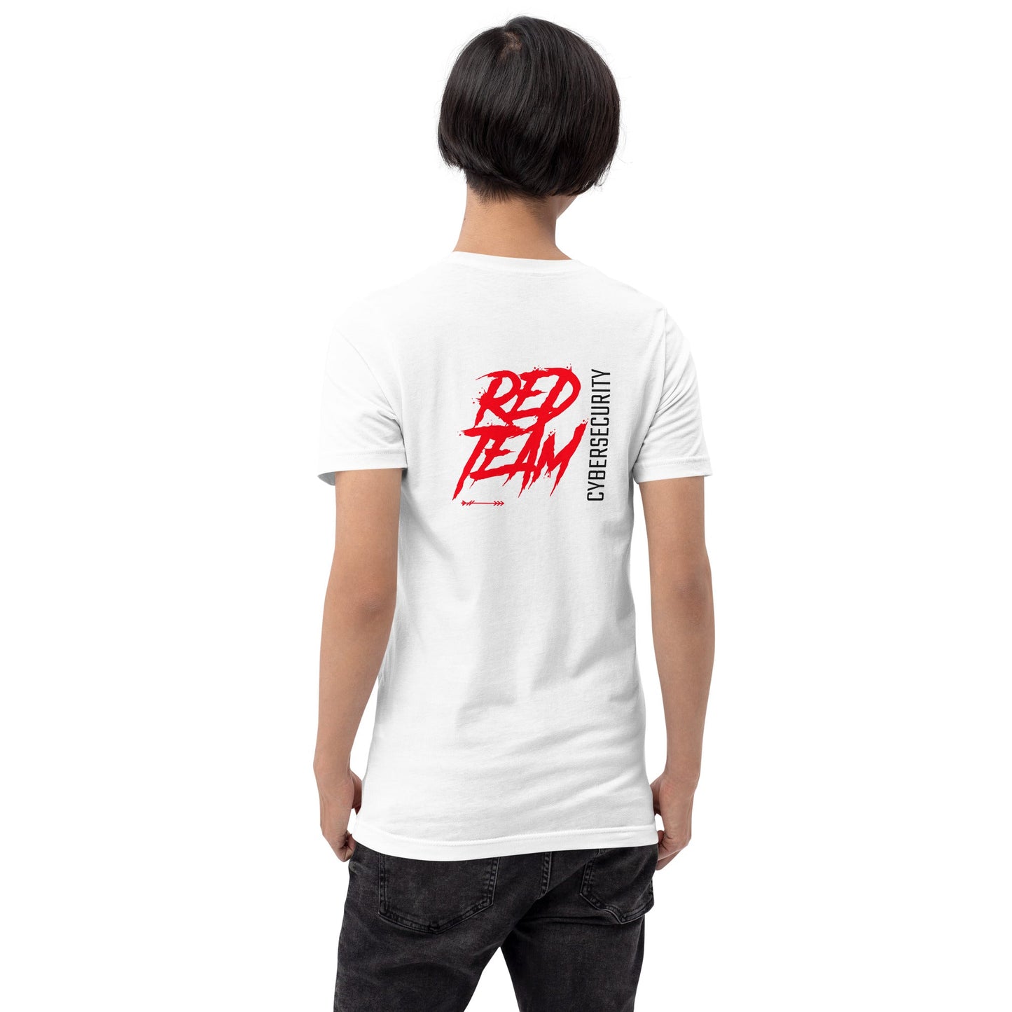 Cyber Security Red Team V6 - Unisex t-shirt ( Back Print ) by DarkByteGear