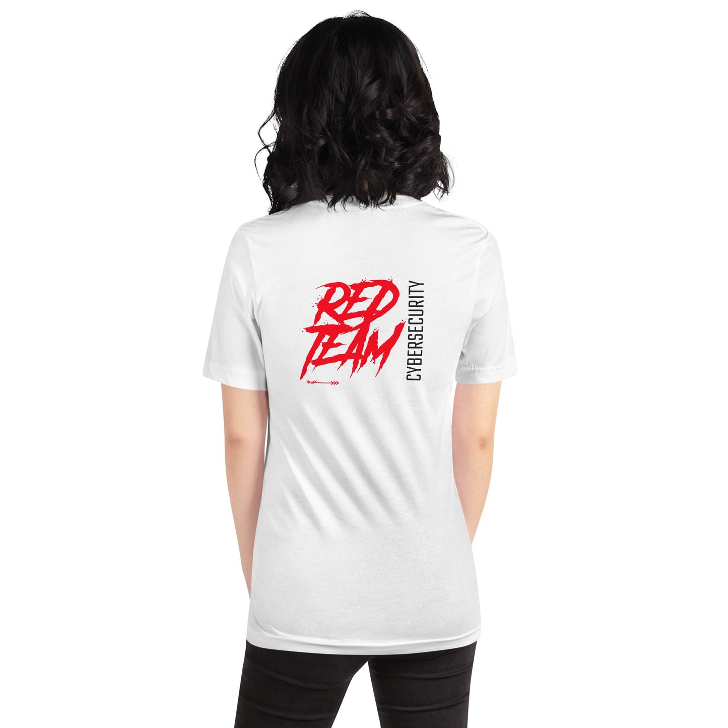Cyber Security Red Team V6 - Unisex t-shirt ( Back Print ) by DarkByteGear