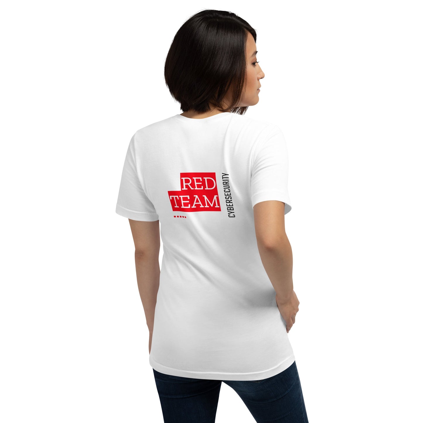 Cyber Security Red Team V13 - Unisex t-shirt ( Back Print ) by DarkByteGear