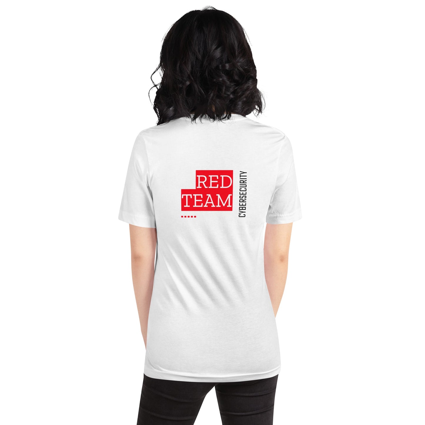 Cyber Security Red Team V13 - Unisex t-shirt ( Back Print ) by DarkByteGear