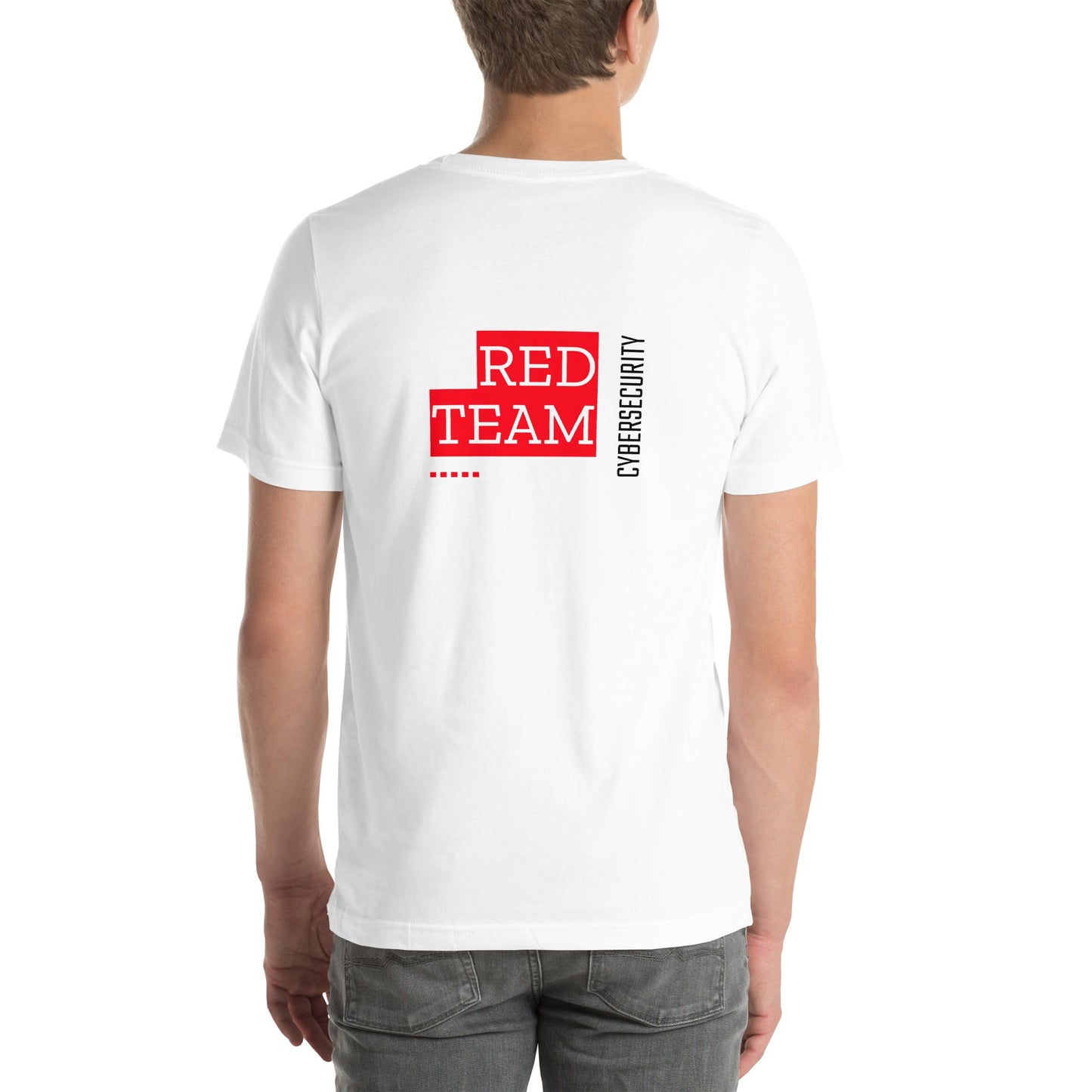 Cyber Security Red Team V13 - Unisex t-shirt ( Back Print ) by DarkByteGear