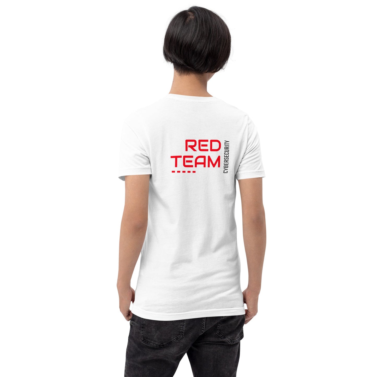 Cyber Security Red Team V14 - Unisex t-shirt ( Back Print ) by DarkByteGear