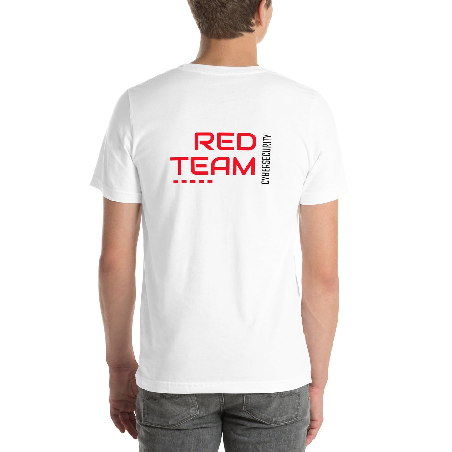 Cyber Security Red Team V14 - Unisex t-shirt ( Back Print ) by DarkByteGear