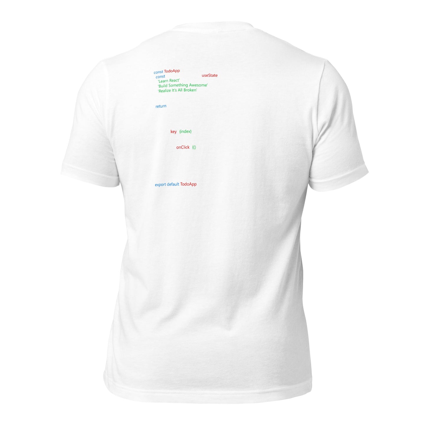 The Classic To-Do List - Unisex t-shirt (back print) by DarkByteGear