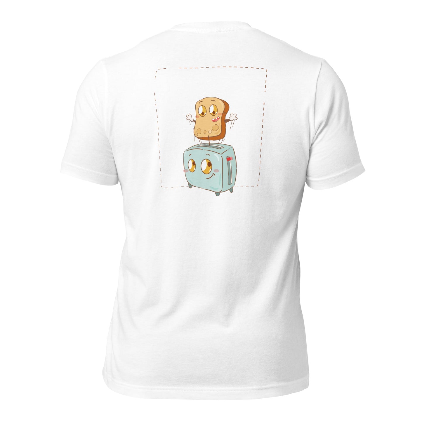I'm not Saying AI will take over but my toaster - Unisex t-shirt ( Back Print ) by DarkByteGear