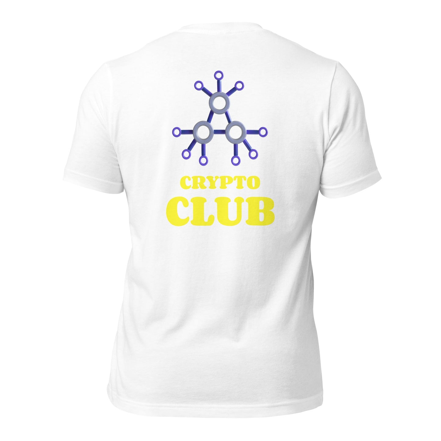 Crypto Club V1 - Unisex t-shirt ( Back Print ) by DarkByteGear