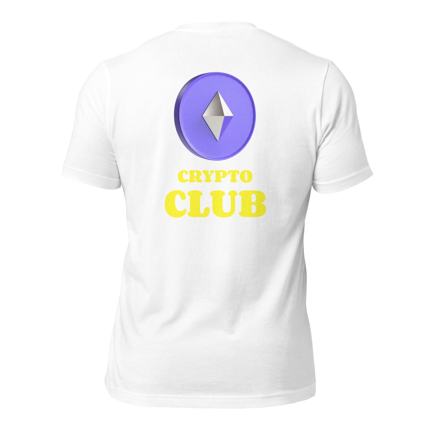 Crypto Club V2 - Unisex t-shirt ( Back Print ) by DarkByteGear