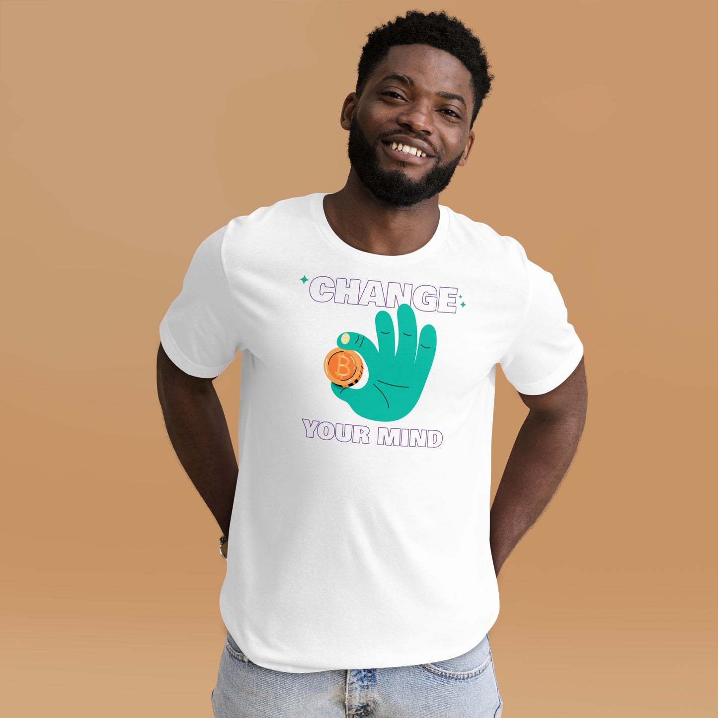 Change your mind in Bitcoin we Trust - Unisex t-shirt by DarkByteGear