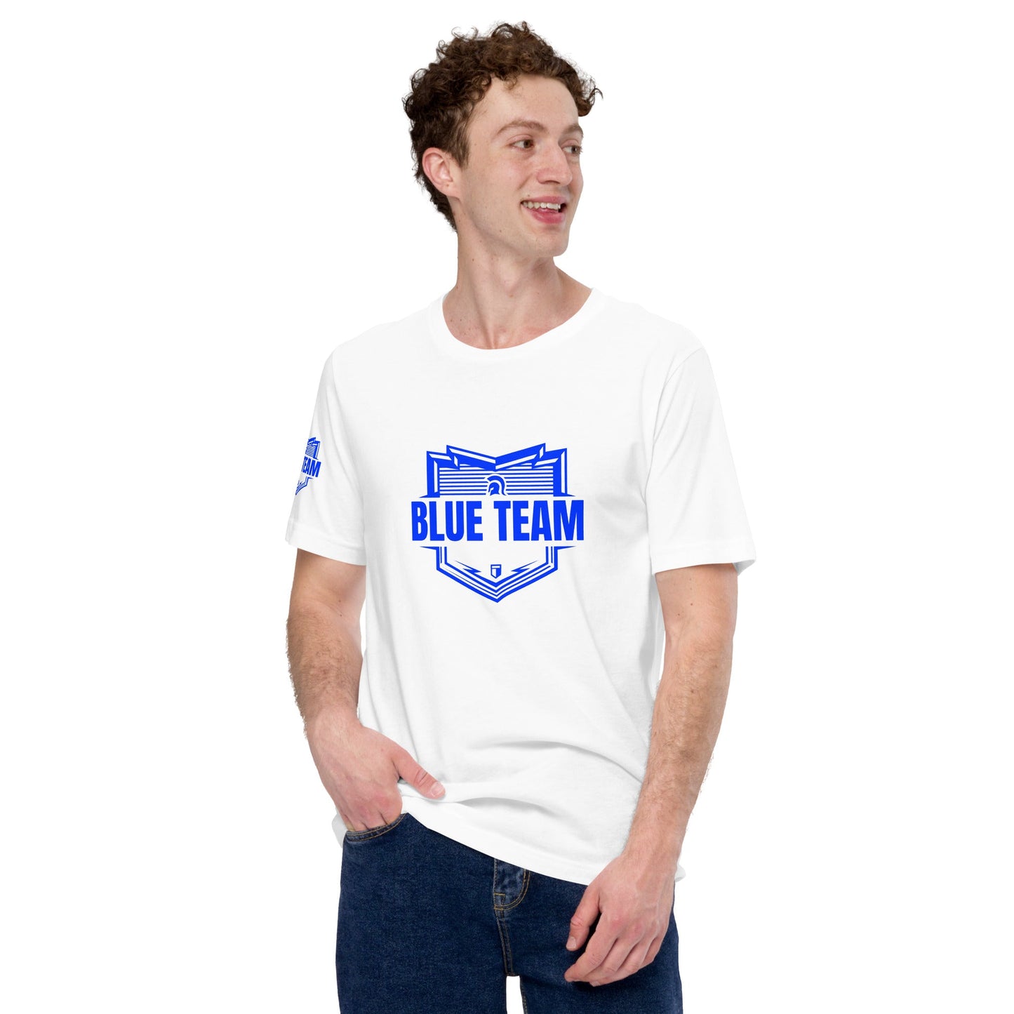 Cyber Security Blue Team - Short-Sleeve Unisex T-Shirt by DarkByteGear