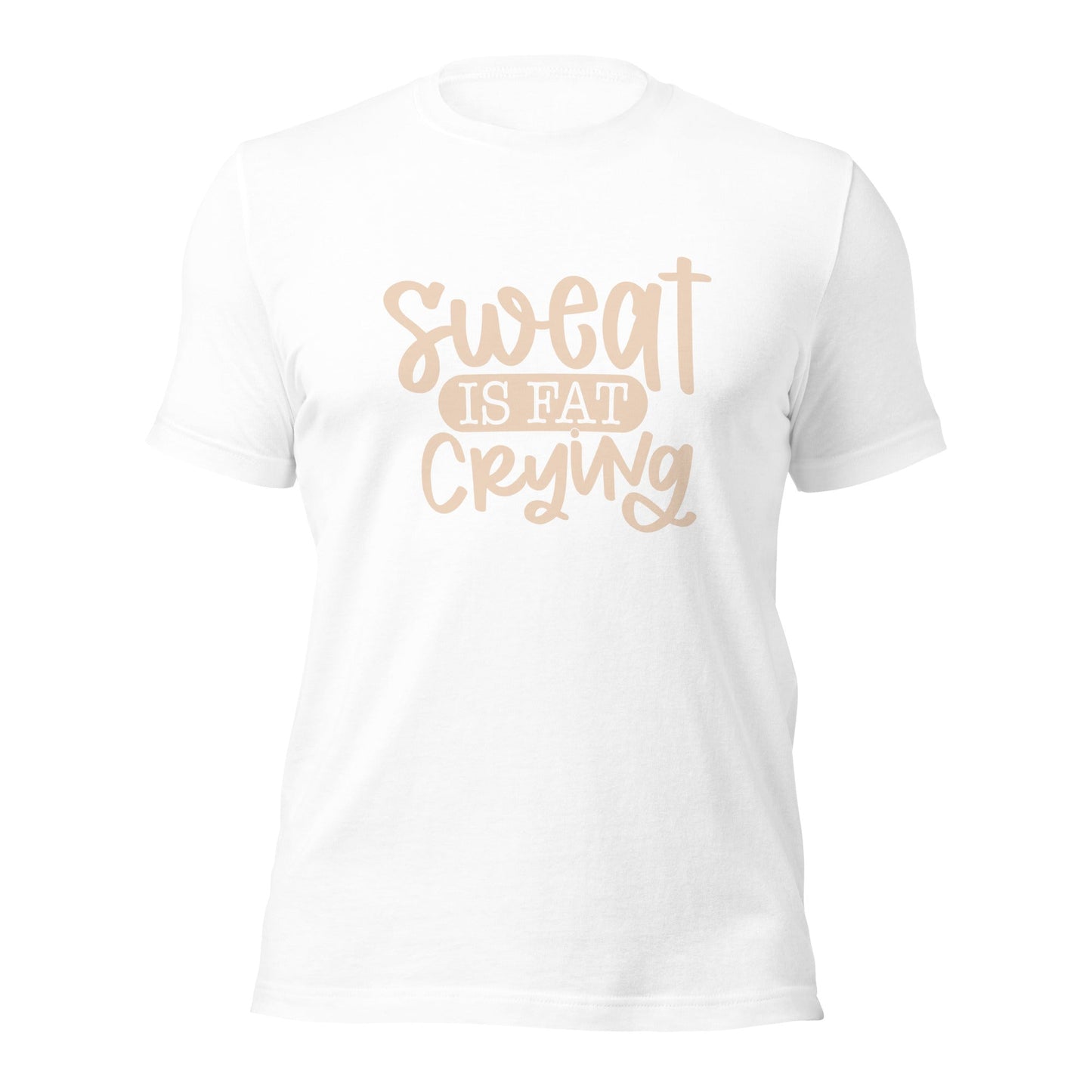 Sweat is fat crying - Unisex t-shirt by DarkByteGear