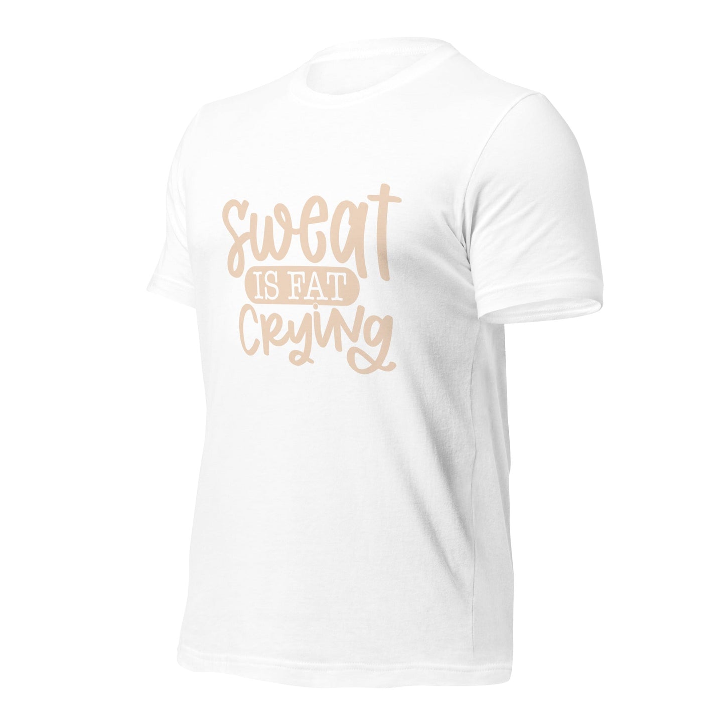 Sweat is fat crying - Unisex t-shirt by DarkByteGear