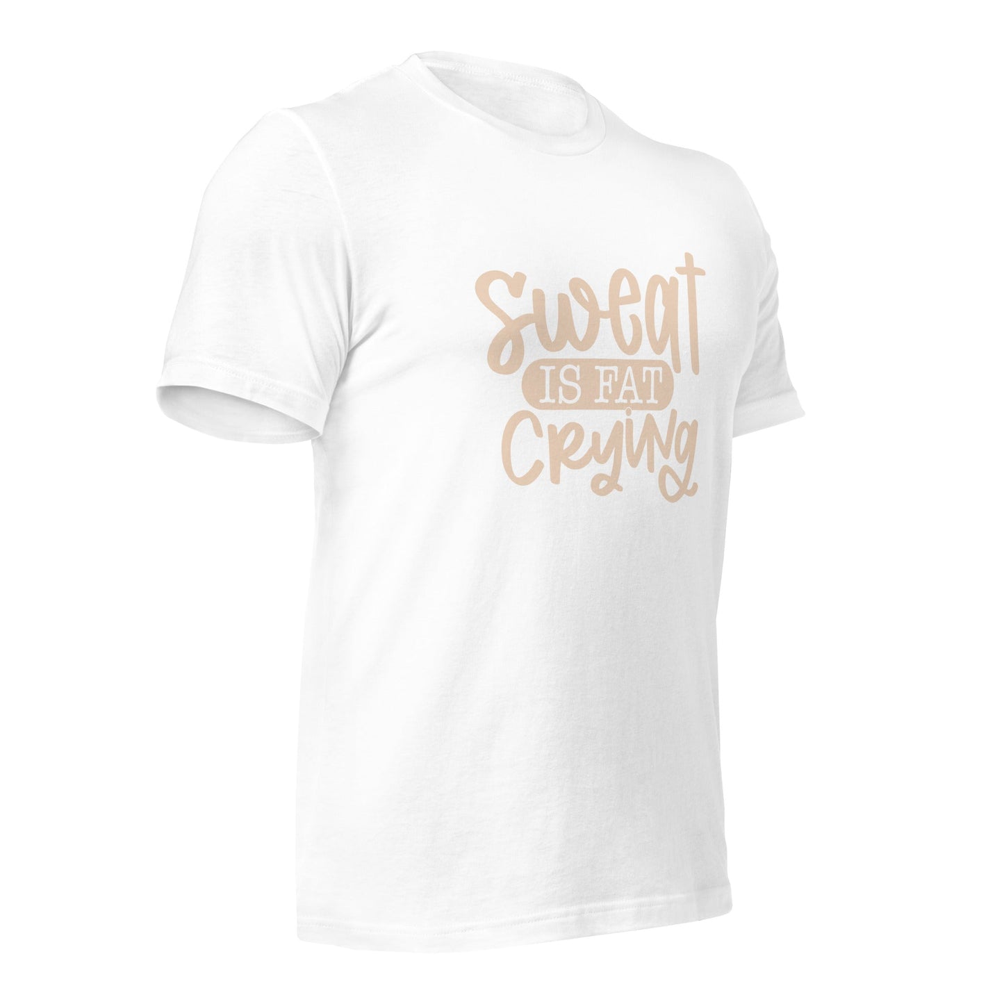 Sweat is fat crying - Unisex t-shirt by DarkByteGear