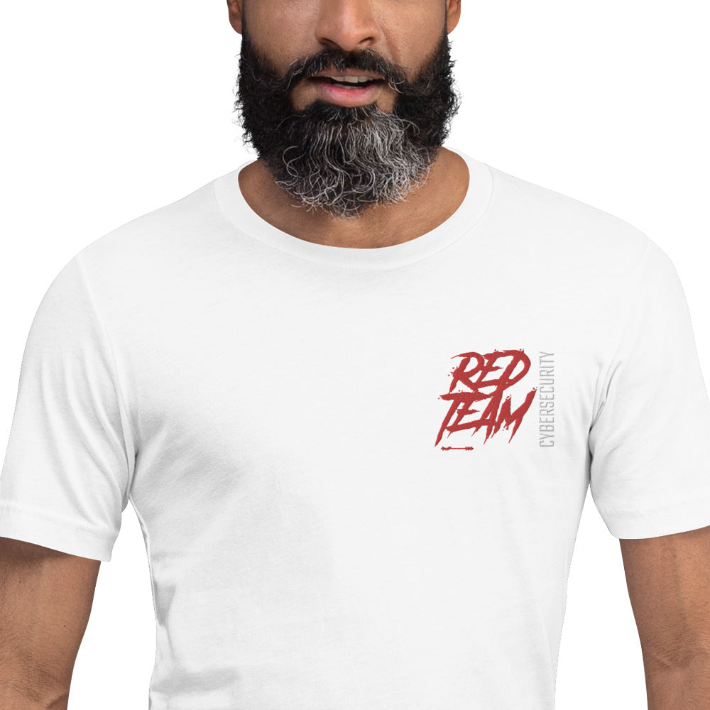 Cyber Security Red Team V10 - Short-sleeve unisex t-shirt ( embroidered ) by DarkByteGear