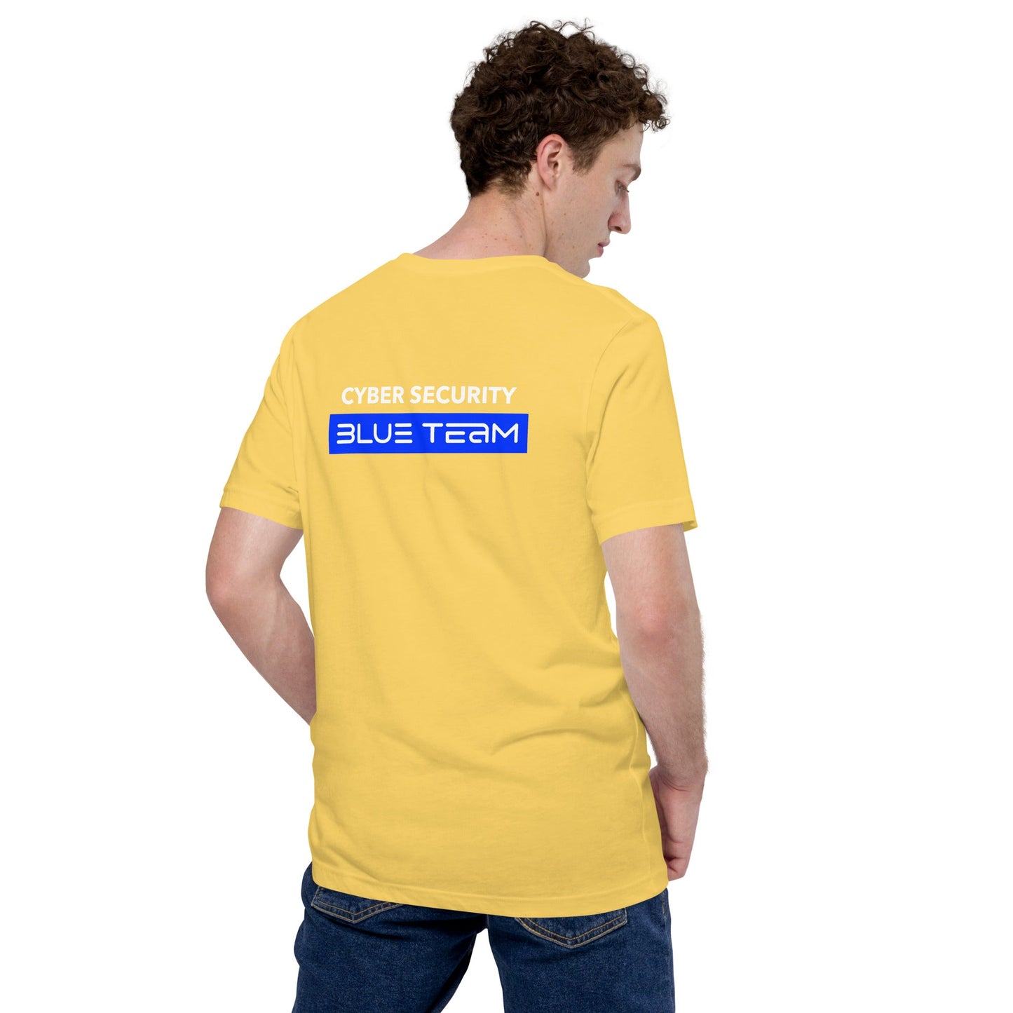 Cyber Security Blue Team V8 - Unisex t-shirt ( Back Print ) by DarkByteGear