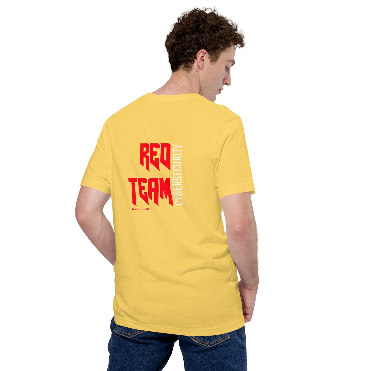 Cyber Security Red Team V9 - Unisex t-shirt ( Back Print ) by DarkByteGear