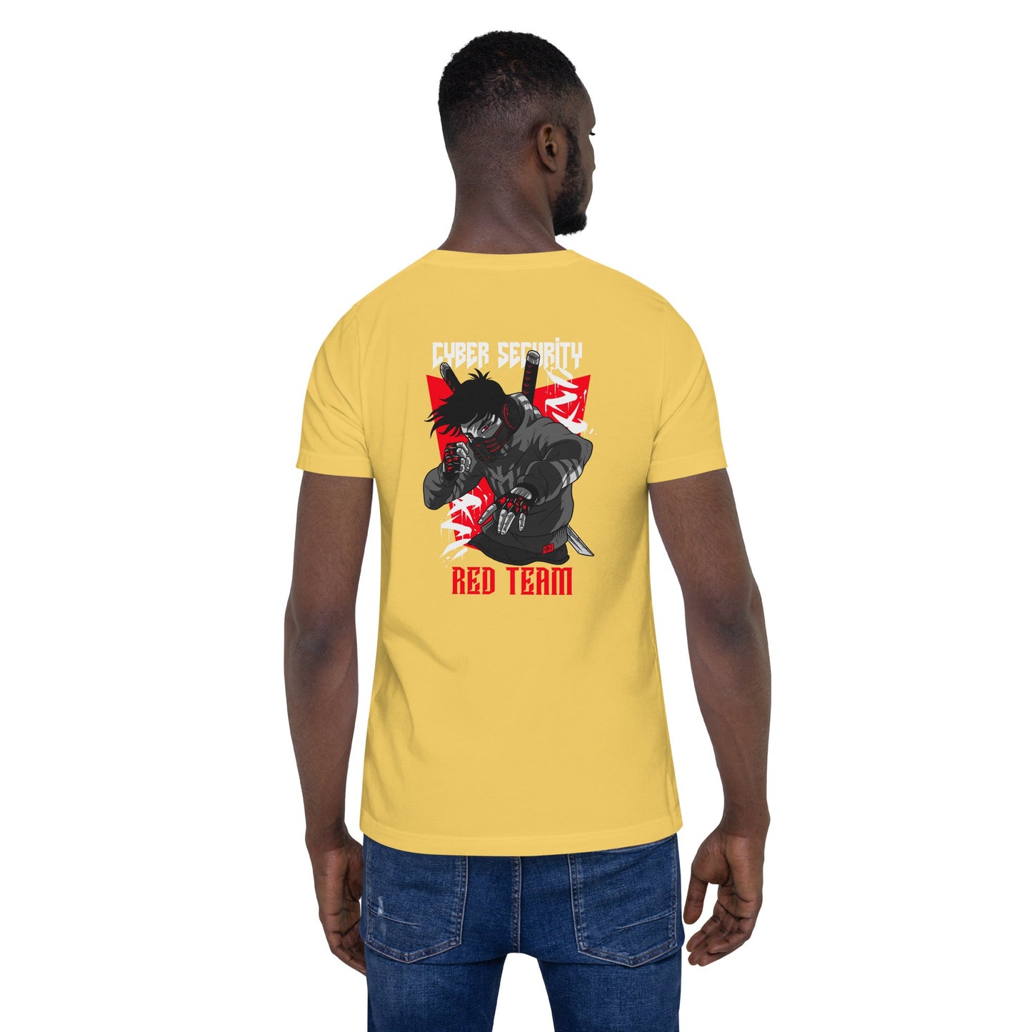 Cyber Security Red Team V3 - Unisex t-shirt ( Back Print ) by DarkByteGear