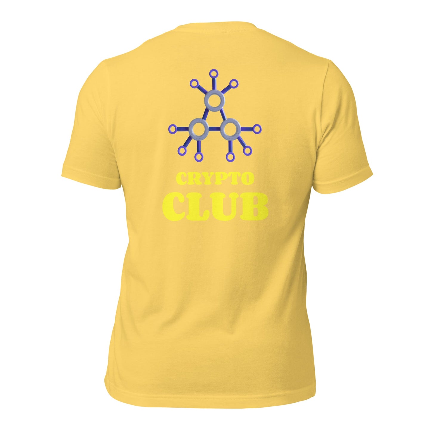 Crypto Club V1 - Unisex t-shirt ( Back Print ) by DarkByteGear