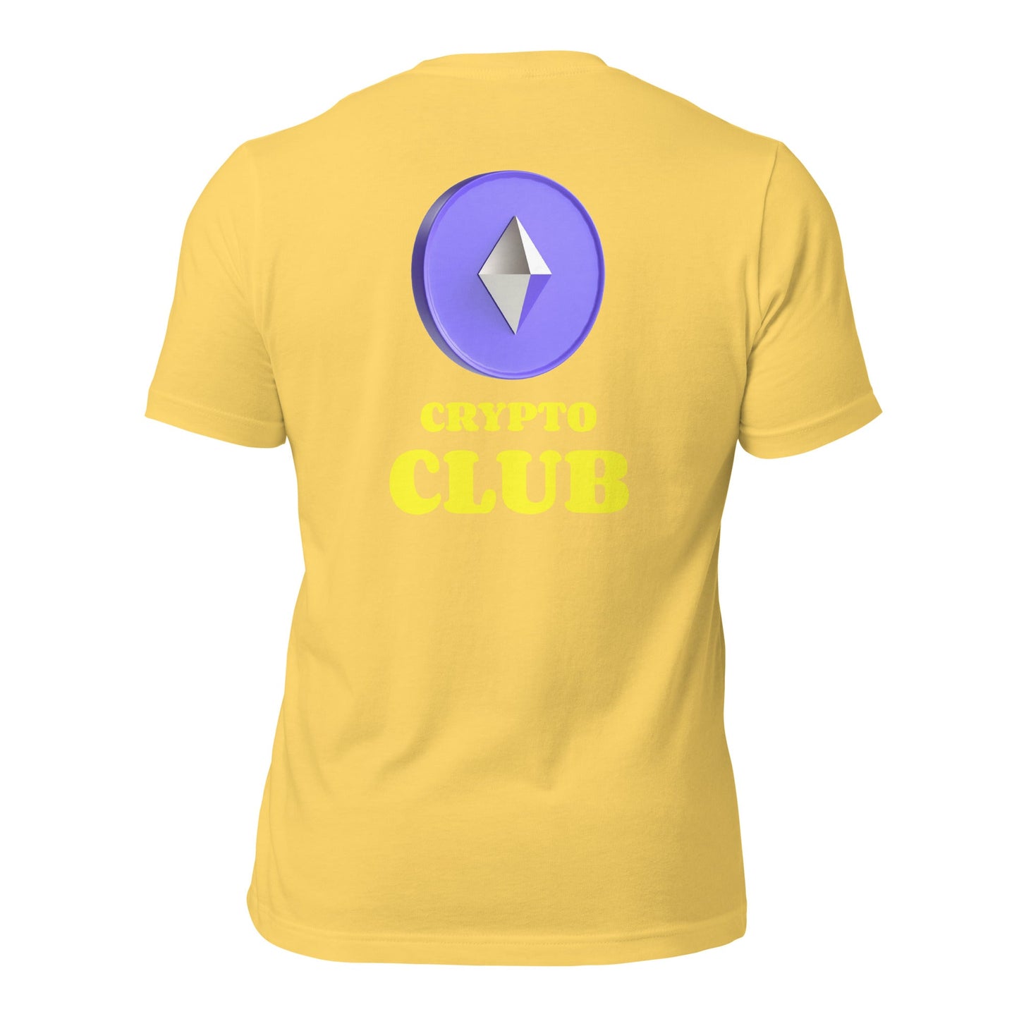 Crypto Club V2 - Unisex t-shirt ( Back Print ) by DarkByteGear