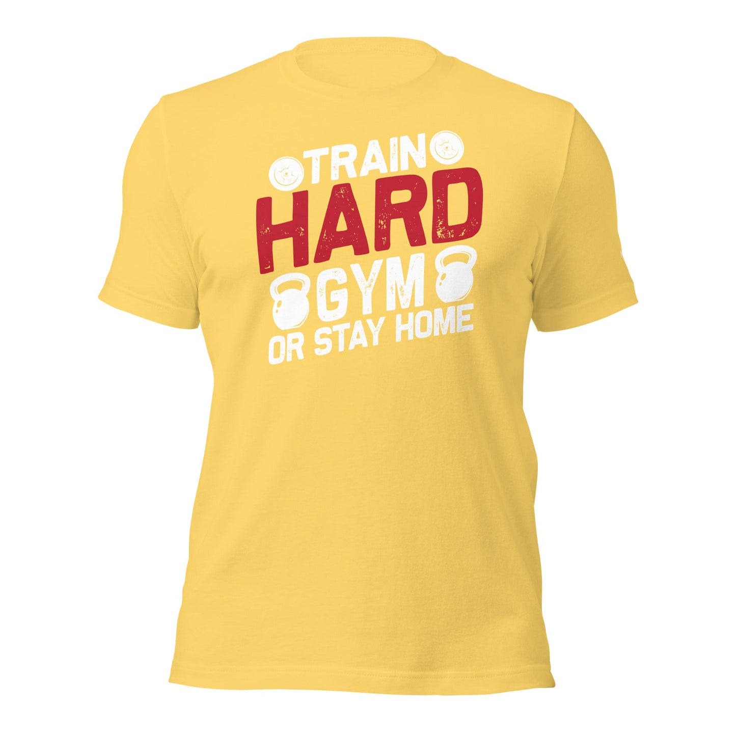 Train Hard - Unisex t-shirt (back print) by DarkByteGear