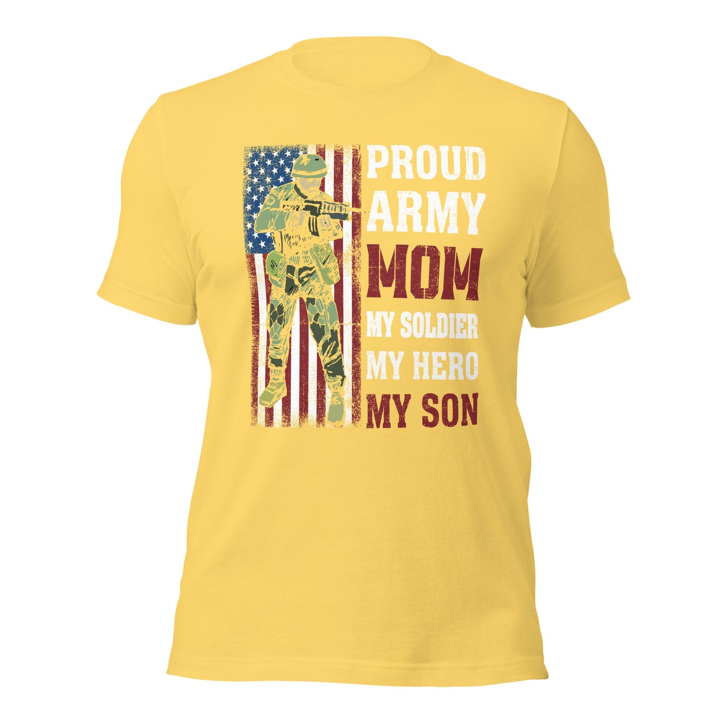 Proud Army Mom - Unisex t-shirt by DarkByteGear