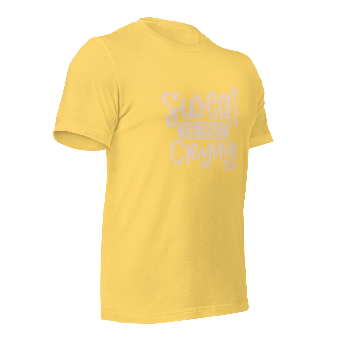 Sweat is fat crying - Unisex t-shirt by DarkByteGear