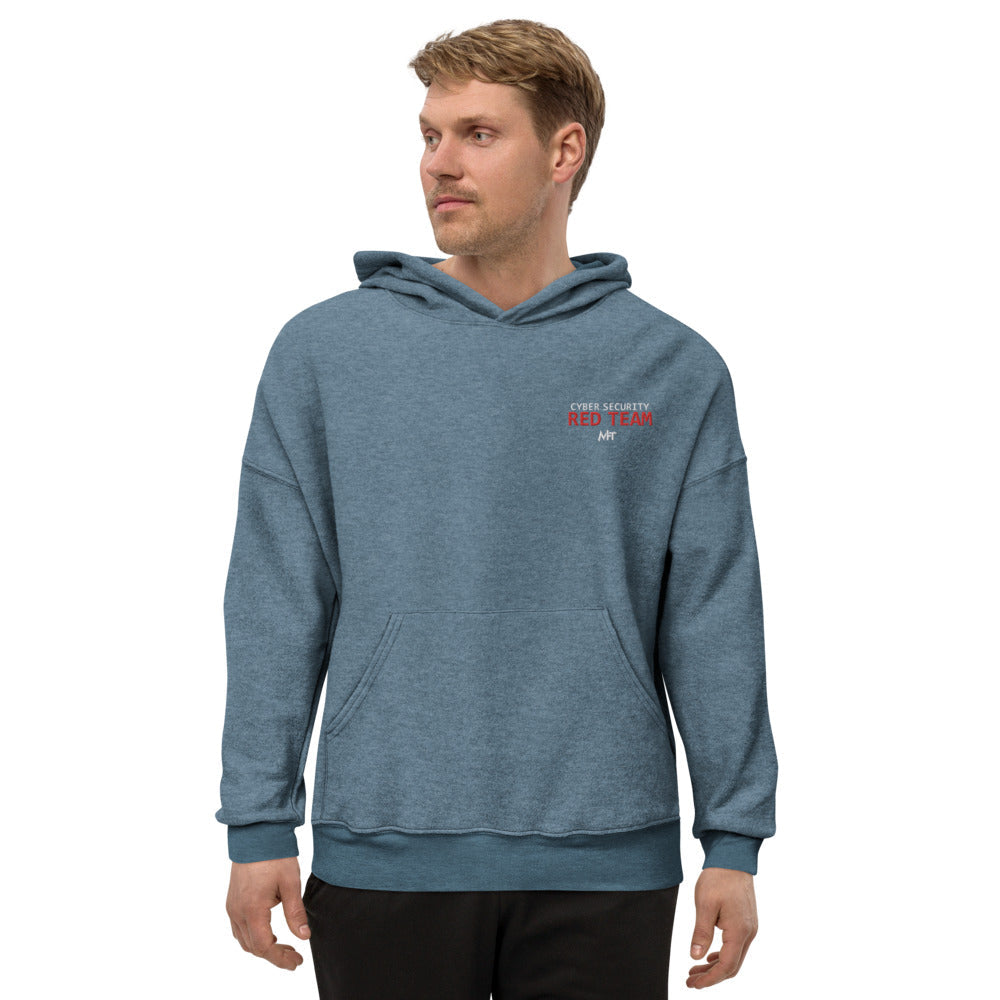 Cyber security Red Team - Unisex Sueded Fleece Hoodie by DarkByteGear