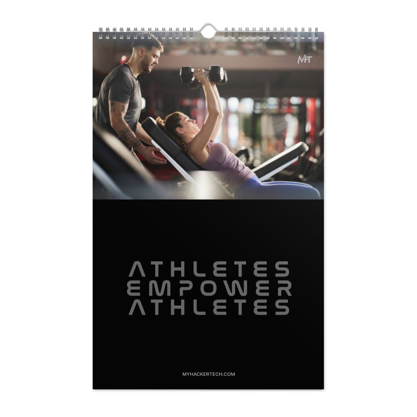 Athletes Empower Athletes - Wall calendar (2025) by DarkByteGear