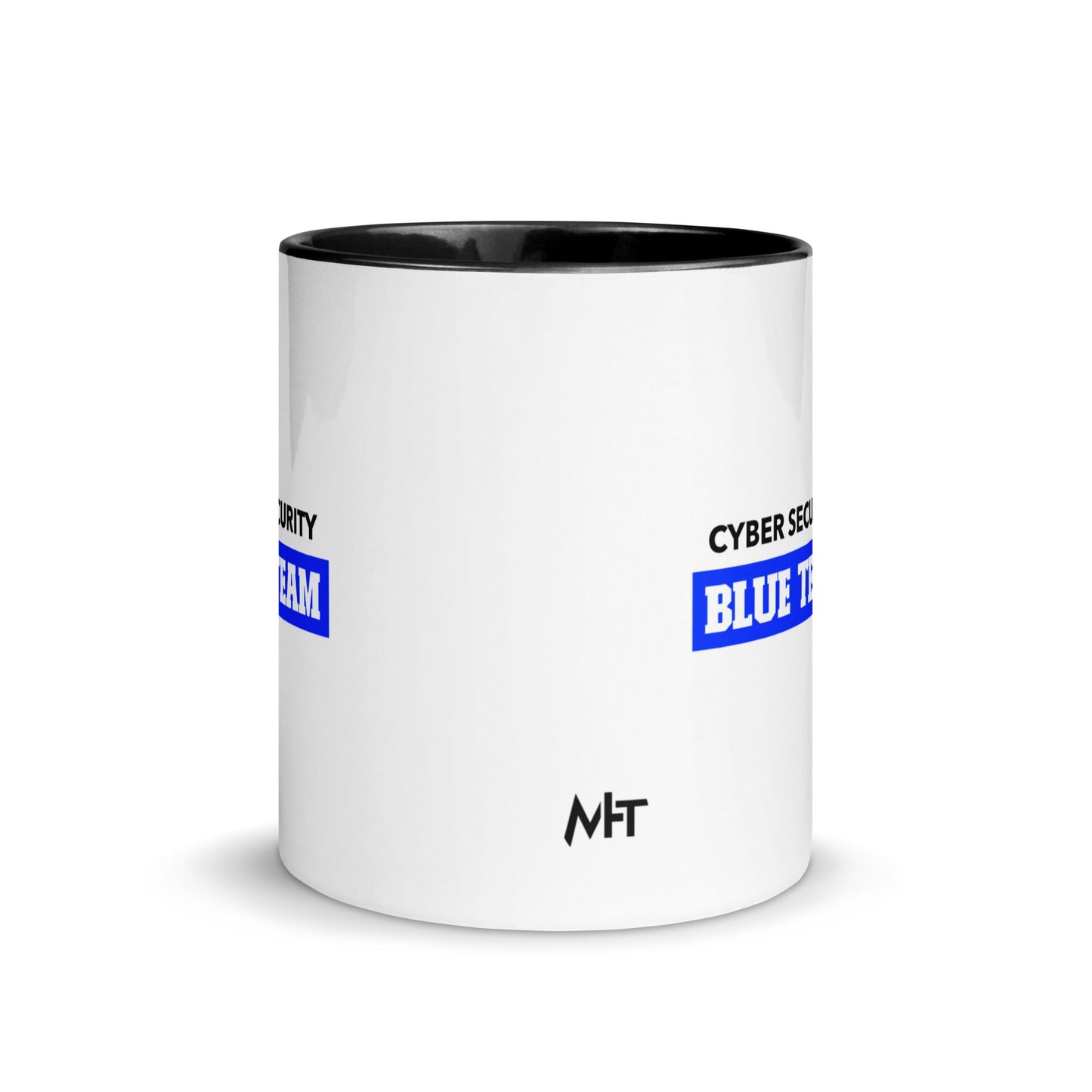 Cyber Security Blue Team V10 - Mug with Color Inside by DarkByteGear