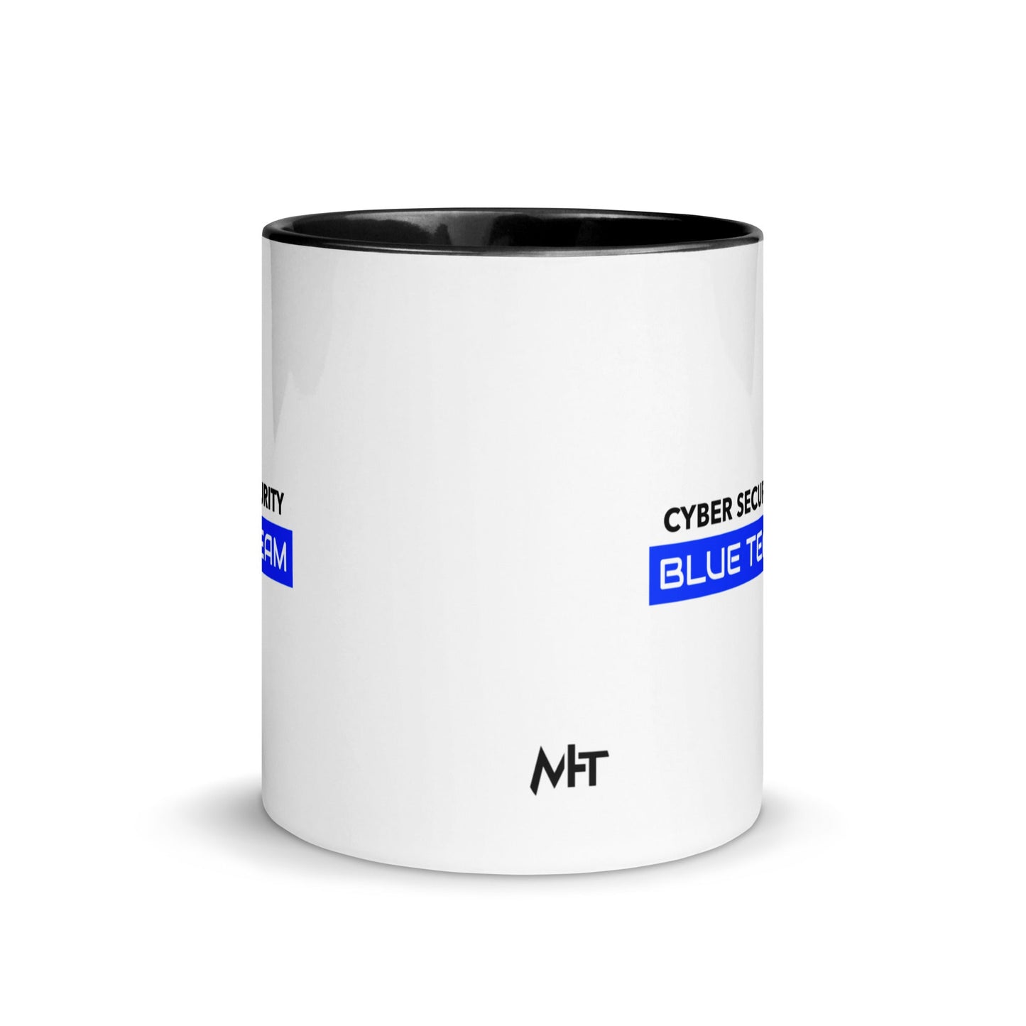 Cyber Security Blue Team V12 - Mug with Color Inside by DarkByteGear