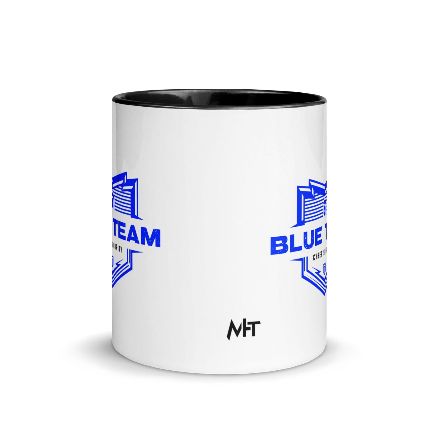 Cyber Security Blue Team V14 - Mug with Color Inside by DarkByteGear