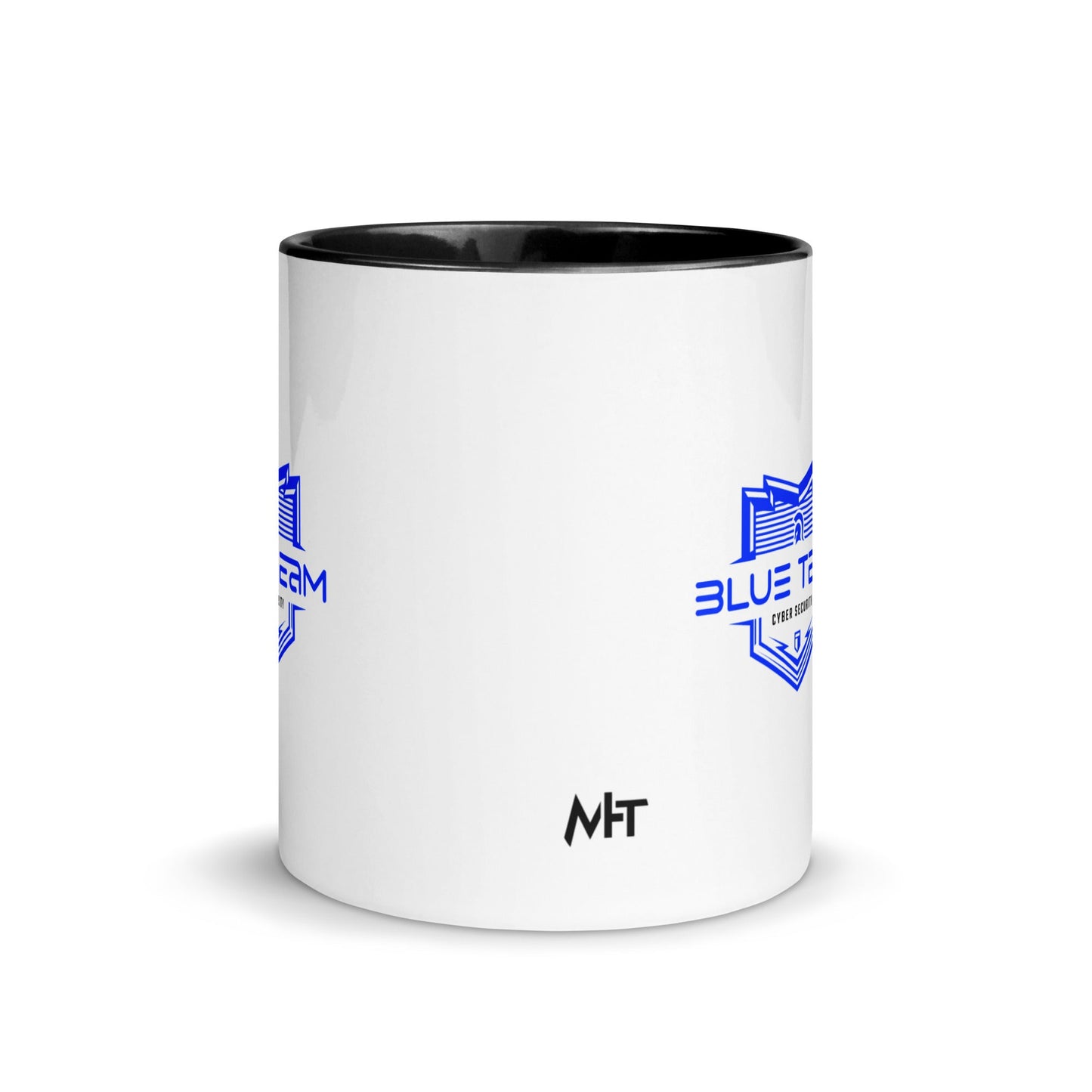 Cyber Security Blue Team V15 - Mug with Color Inside by DarkByteGear