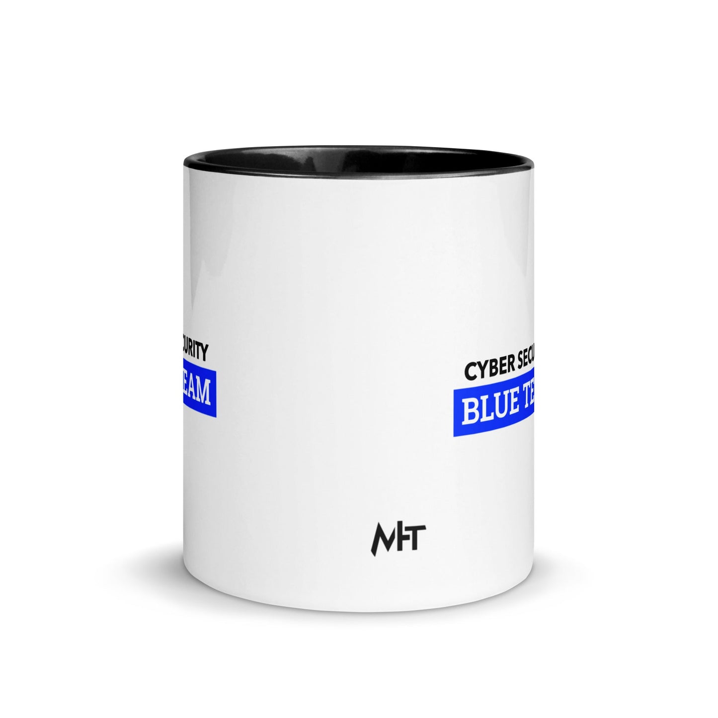 Cyber Security Blue Team V6 - Mug with Color Inside by DarkByteGear