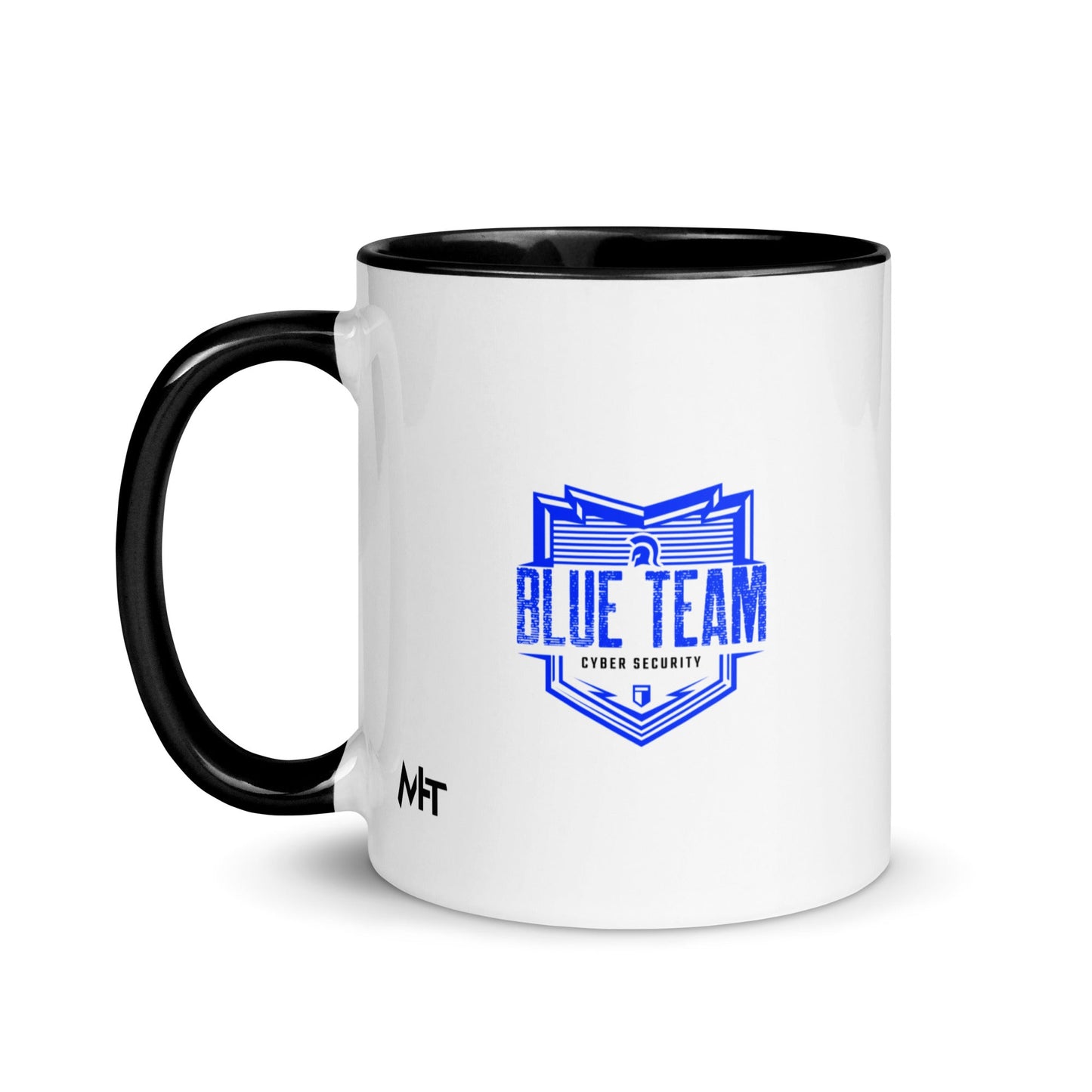 Cyber Security Blue Team V13 - Mug with Color Inside by DarkByteGear