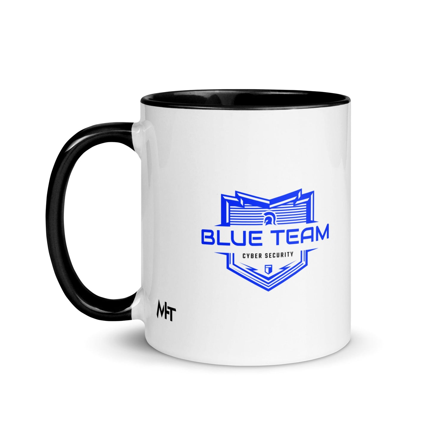 Cyber Security Blue Team V17 - Mug with Color Inside by DarkByteGear