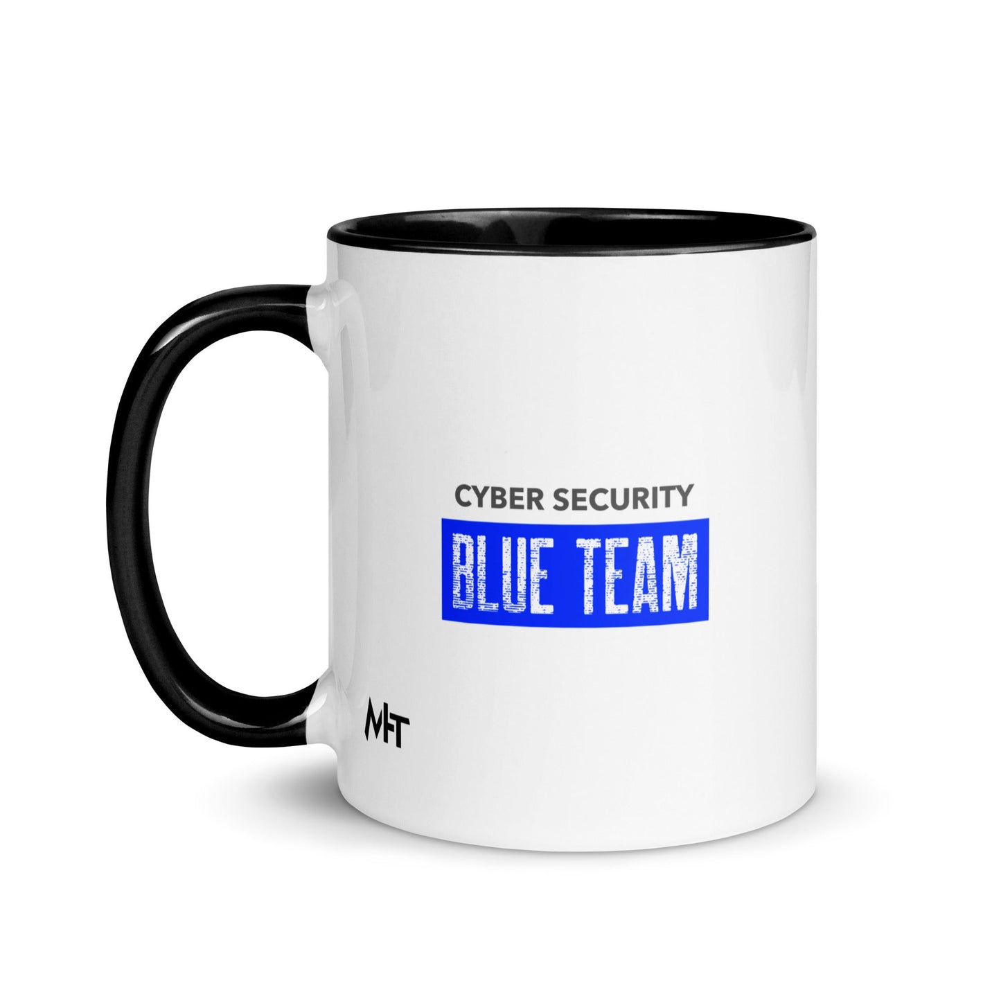 Cyber Security Blue Team V5 - Mug with Color Inside by DarkByteGear
