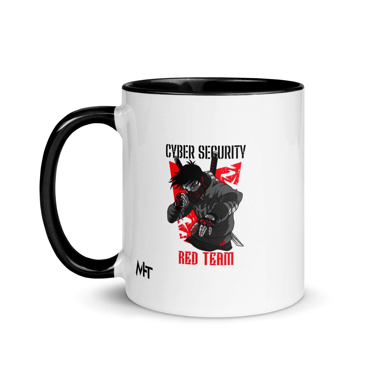 Cyber Security Red Team V3 - Mug with Color Inside by DarkByteGear