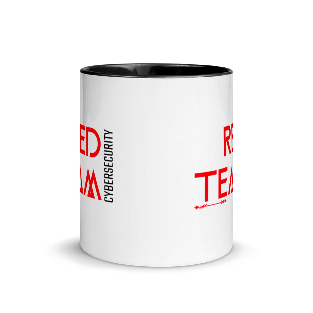 Cyber Security Red Team v4 - Mug with Color Inside by DarkByteGear