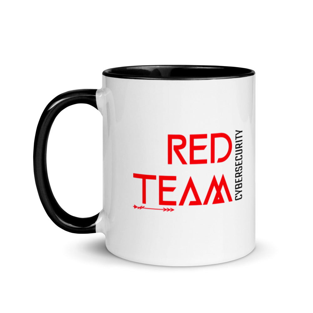 Cyber Security Red Team v4 - Mug with Color Inside by DarkByteGear