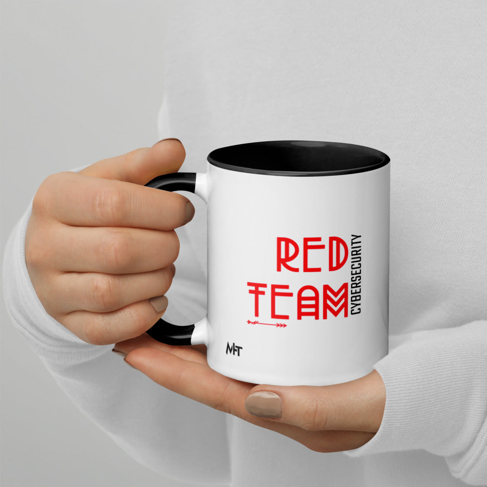 Cyber Security Red Team v5 - Mug with Color Inside by DarkByteGear