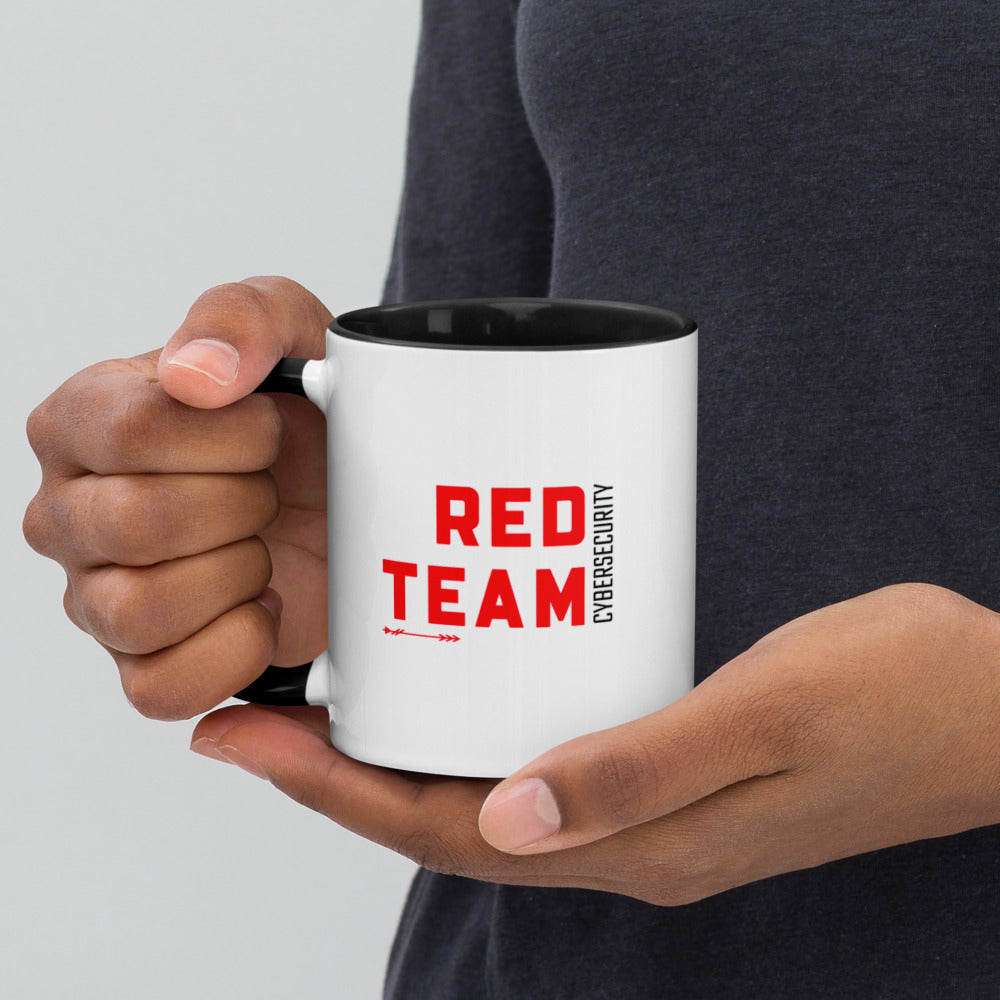 Cyber Security Red Team v7 - Mug with Color Inside by DarkByteGear