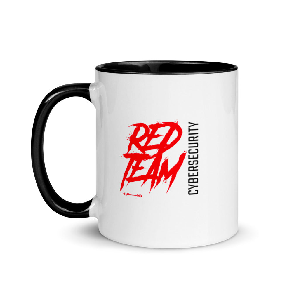 Cyber Security Red Team V10 - Mug with Color Inside by DarkByteGear