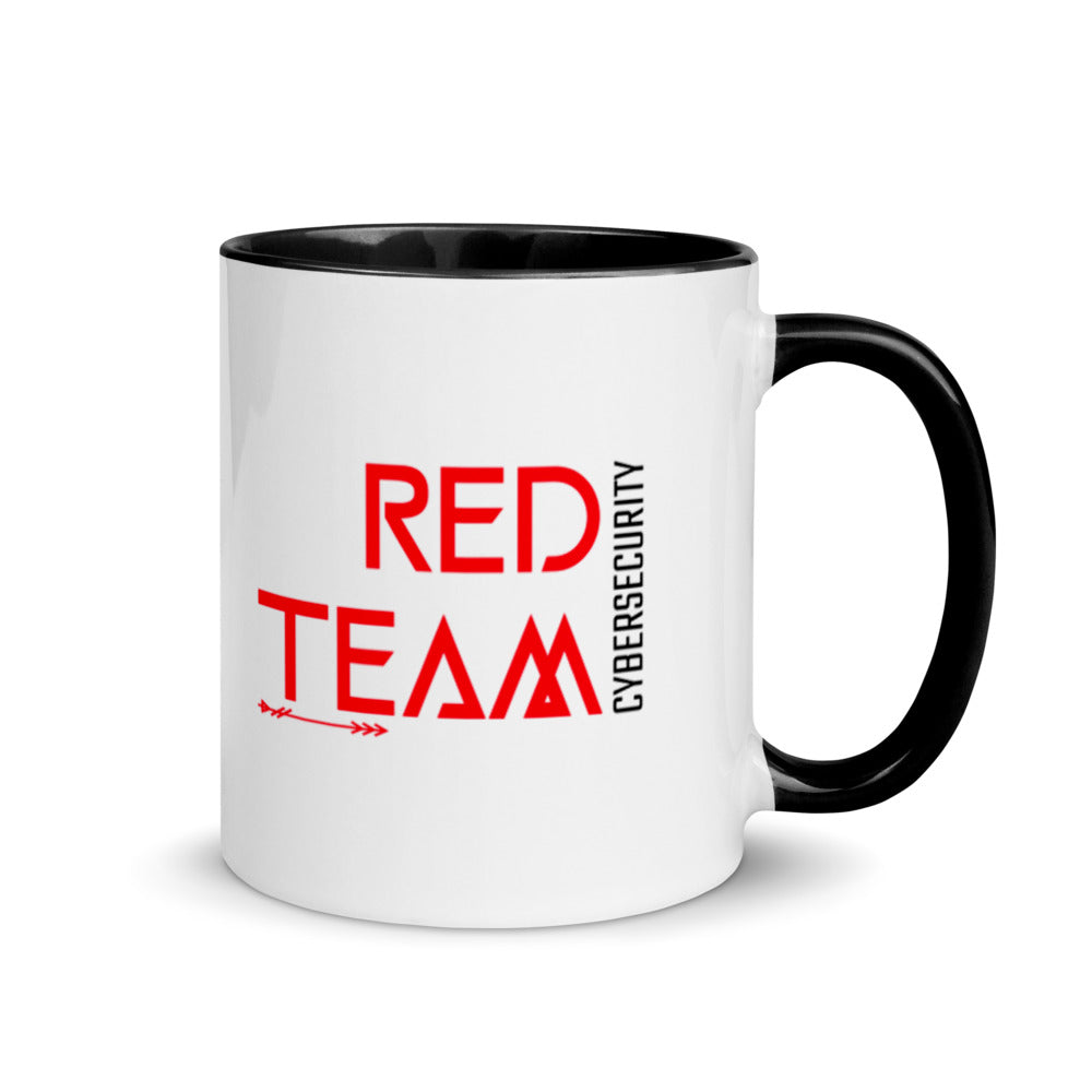 Cyber Security Red Team v4 - Mug with Color Inside by DarkByteGear