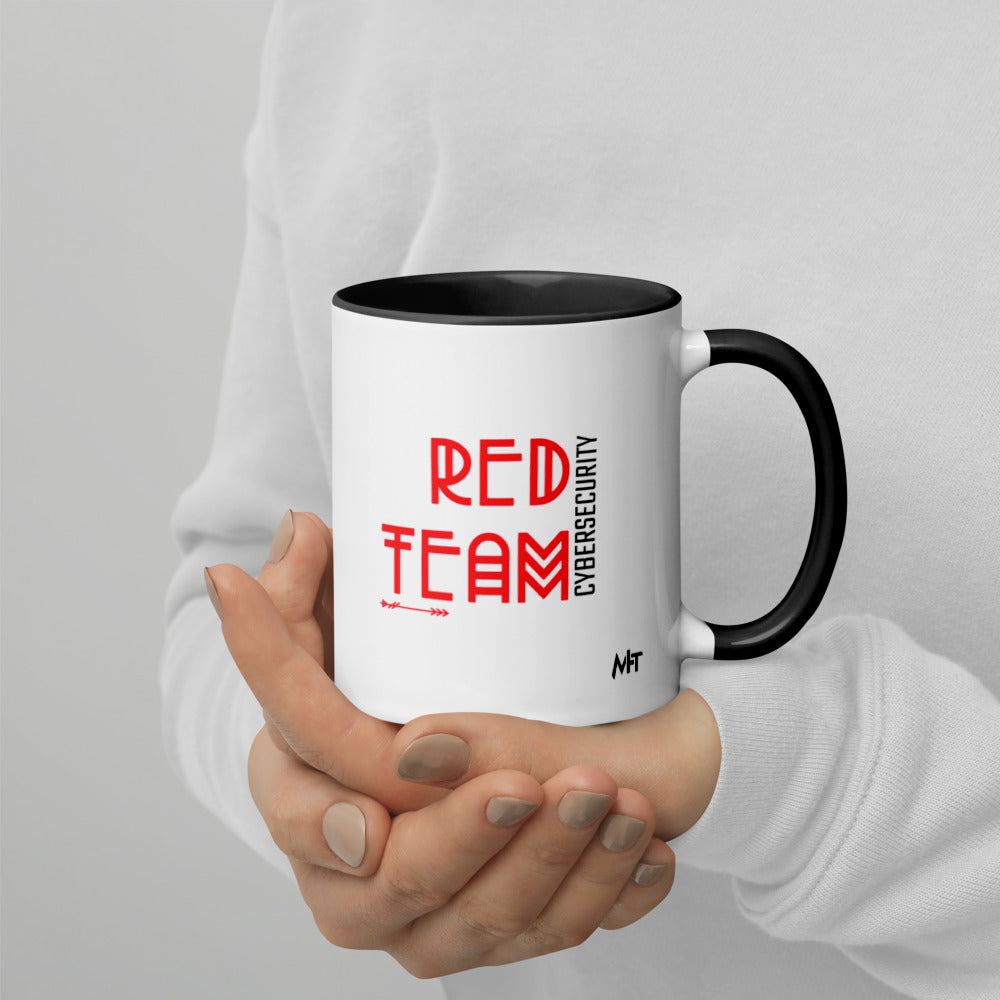 Cyber Security Red Team v5 - Mug with Color Inside by DarkByteGear