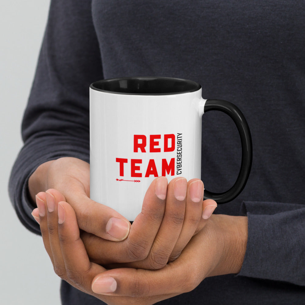 Cyber Security Red Team v7 - Mug with Color Inside by DarkByteGear